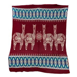 Couvertures/couvre-lits 180×200 : motifs alpagas
